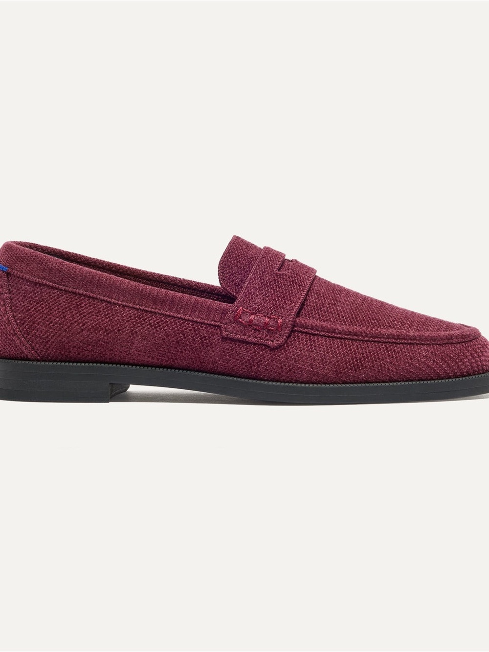NIB Rothy's Penny Loafer in ReVelvet Syrah 🍂Burgundy Suede-like, gorgeous color! - Picture 4 of 10